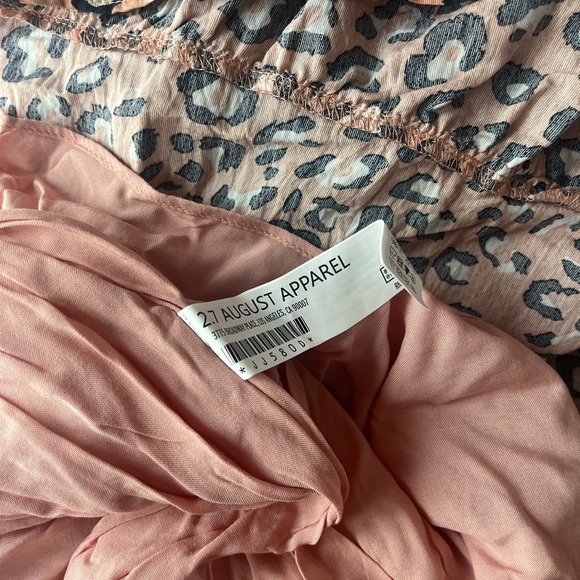 Endless Rose Animal Printed Ruffled Maxi Dress - Picture 3 of 11